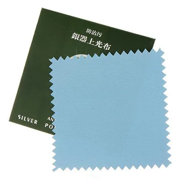

1pcs Silver Jewelry Cleaning Gold Cleaner Polishing Cloth Cheapest Double Sides Cotton Flannels Fabric 82x82mm