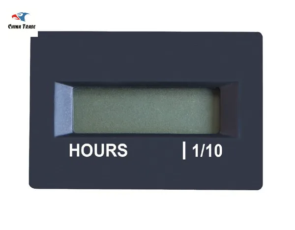 ЖК-счетчик часов с питанием от постоянного тока для двигателя машины цифровой счетчик часов для парковки нагревателя