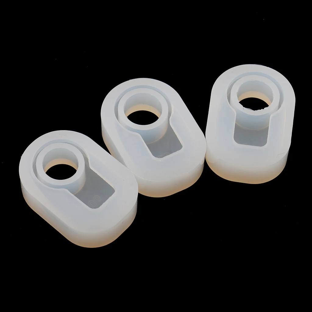 

3 Pcs Assorted Size DIY Silicone Ring Jewelry Making Craft Resin Casting Mold Handmade Craft Accessories