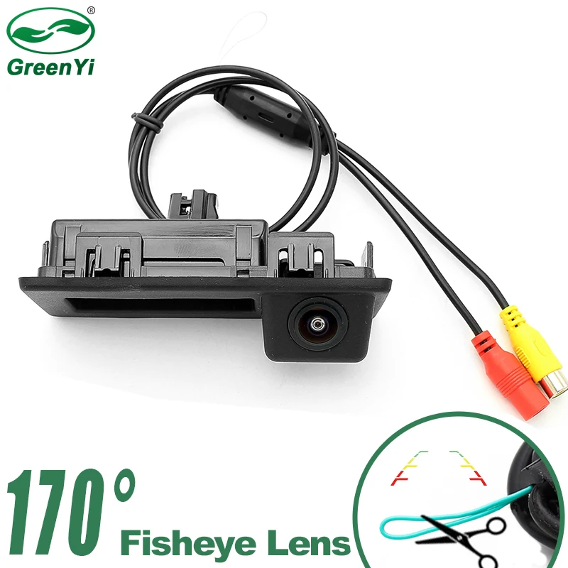 

GreenYi 170 degree Fisheye Car Reverse Rear View Trunk Handle Camera For Audi Volkswagen Skoda Speed / Octavia / Octavia Tourer