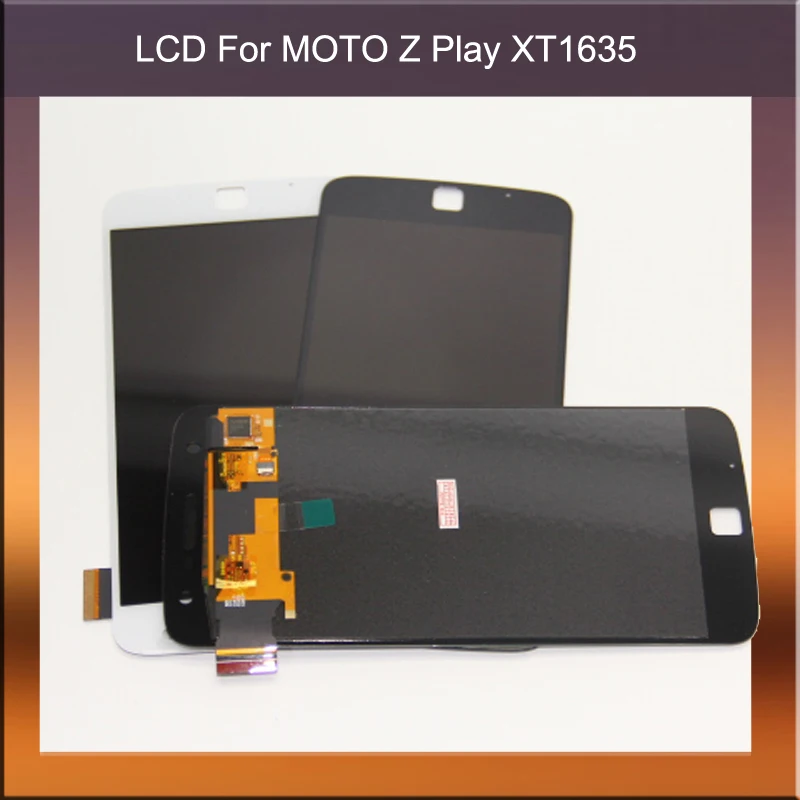 Полный ЖК-дисплей для Motorola Moto Z Play XT1635 с сенсорным дигитайзером сборный ремонт