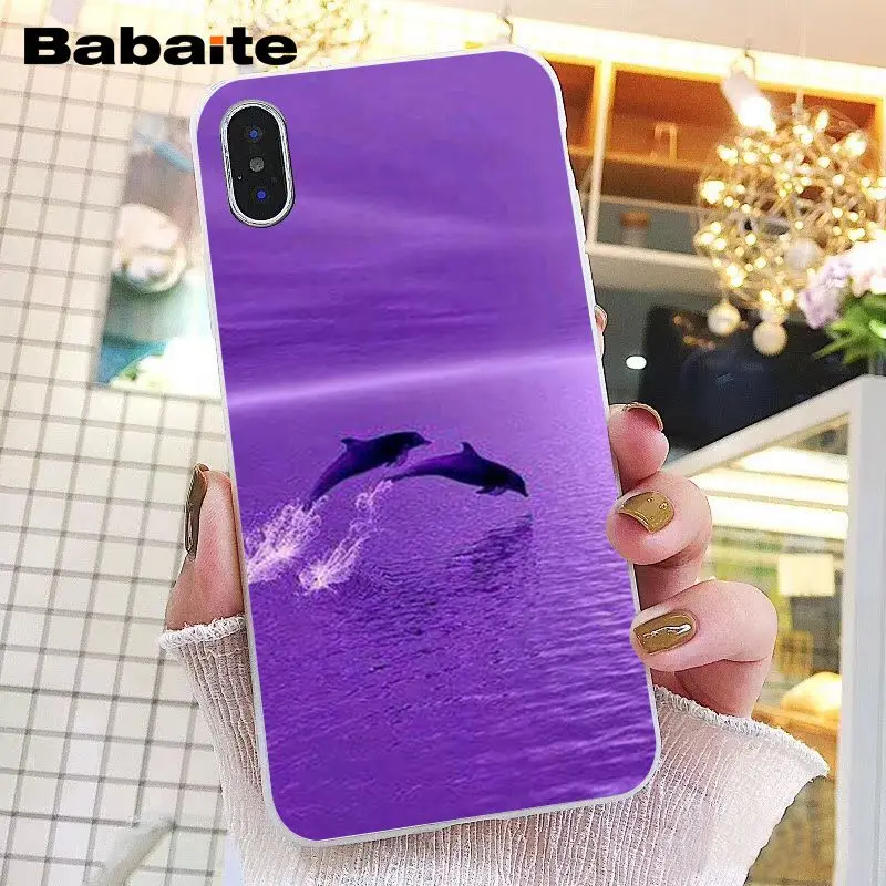 Чехол infinity on purple для телефона iphone 12 11 Pro Max 6S 6plus 7 7plus 8 8Plus X Xs MAX 5 5S XR|Бамперы| |