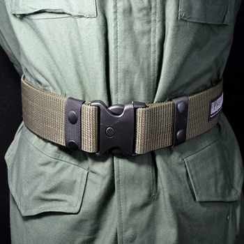 

600D Nylon Adjustable Survival Men Heavy Duty Combat Waistband Army Military Tactical Hunting Belts YN01