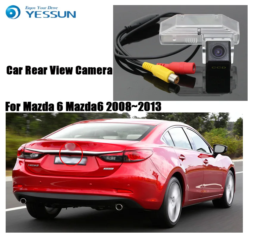 

YESSUN For Mazda 6 Mazda6 2008~2013 Car Rear View Back Up Reverse Parking high quality Camera Waterproof Night Vision CCD HD CAM