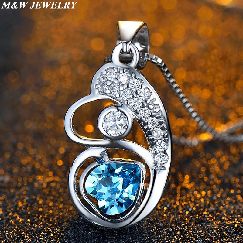M&W JEWELRY 2017 New Wechat Pendant in 925 Sterling Silver