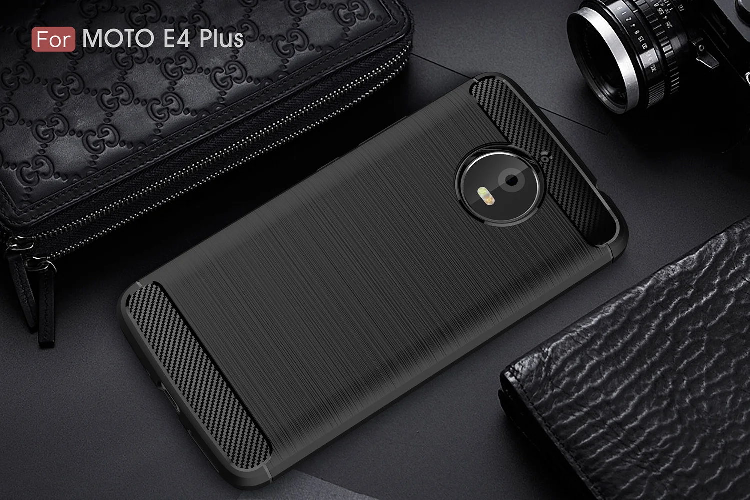 

TPU Fitted Case for Motorola Moto E4 E 4 Plus XT1770 XT1771 Carbon Fiber Cover for Moto E4 Plus XT 1770 Phone Cases