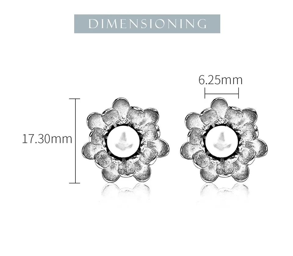 Lotus Fun реальные стерлингового серебра 925 натуральный жемчуг творческий ручной Fine Jewelry винтаж цветущие Лотос серьги стержня для женщин
