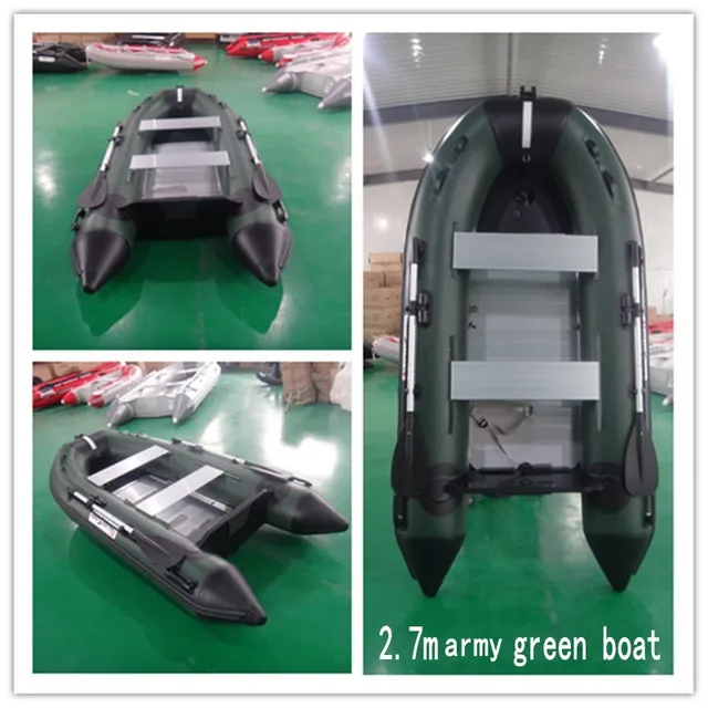 Cheap SHICHENG Brand high quality 0.9mm pvc boat/army green inflatable boat made in China