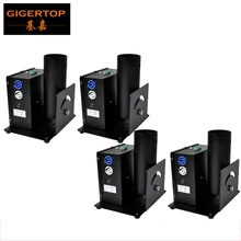 4xlot DMX Управление однотактный режим Confetti Cannon AC110V/240 V одноразовый е-картриджи один дизайн барреля 25W Бумага пусковое устройство