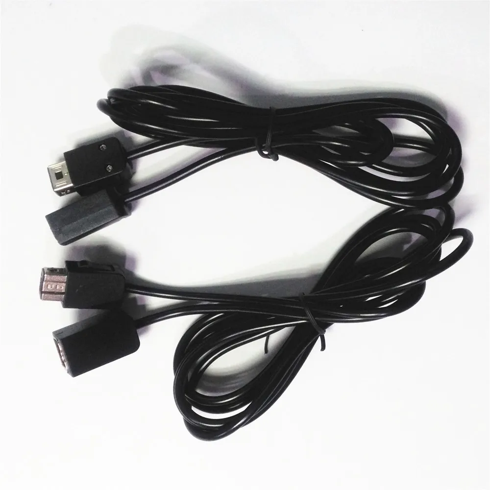 Hispeedido 2 Pz/Lotto 1.8 M 6Ft Nero Cavo Di Prolunga Per Nintendo Wii Per Il Classico Mini Nes Per Mini Snes Controller