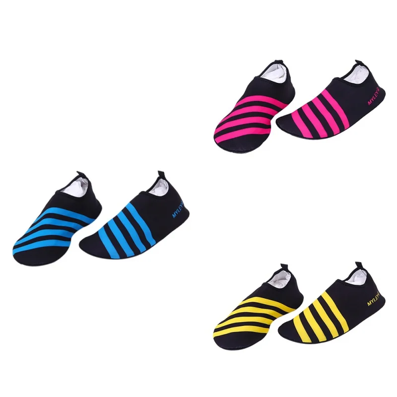 2018 جديد للجنسين في الهواء الطلق عاشق أكوا أحذية الرياضات المائية السباحة بحر الغوص أحذية الشاطئ المنبع الإرتحال بيرفوت الجلد أحذية