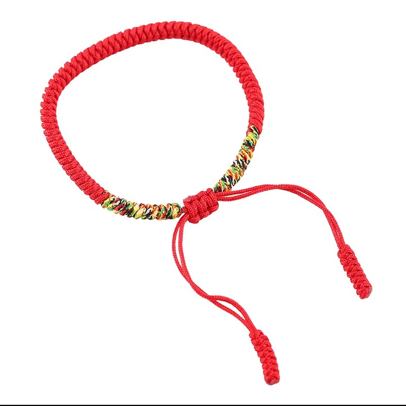 Handmade Blue Red String Buddhist Love Charm Bracelet Oriental Handmade Blue Red String Buddhist Love Charm Bracelet Oriental Weaving Ropes Women Men Slim Bangle Boyfriend Friend Gifts In Wrap Bracelets From