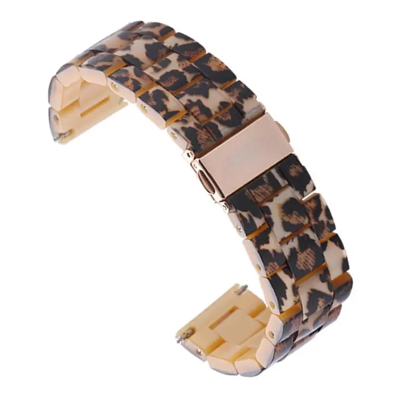 Leopard Дышащий резиновый ремешок для часов браслет ремешок для iWatch серии 4 40 мм регулируемый браслет ремешок ремень Прямая поставка - Цвет: Leopard