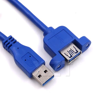 

High Speed USB 3.0 Male to Female Panel Mount Extension Cable