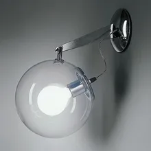 Стеклянный шар светодиодный настенный светильник для спальни/столовой/дверной проем WLL-21