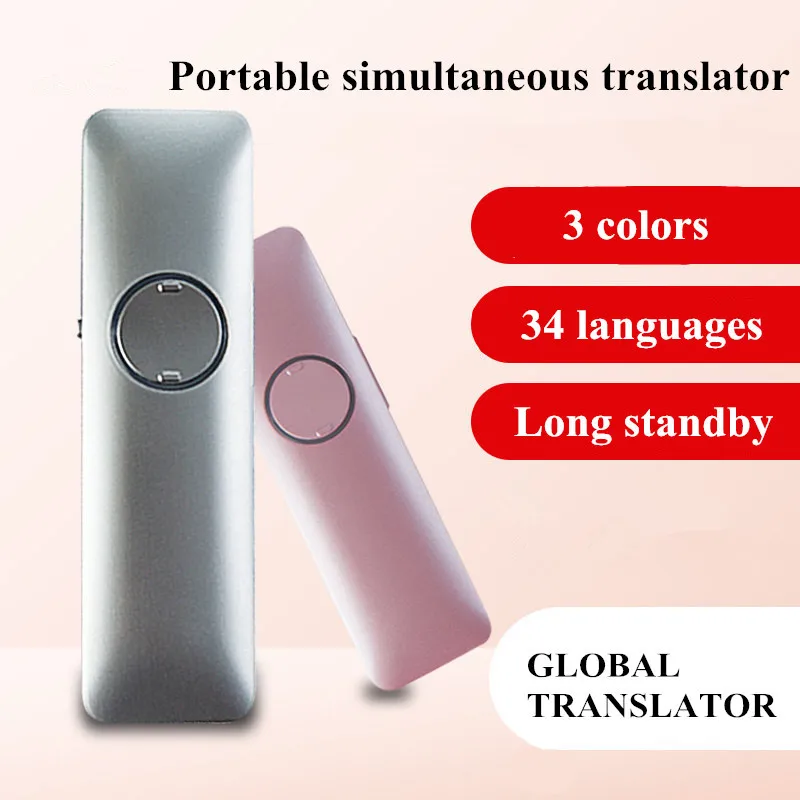 Traducteur Vocal Discours Instantanee 34 Langues Portable Smart Traduction Simultanee Bluetooth Assistant Bilingue Pour Voyage Aliexpress