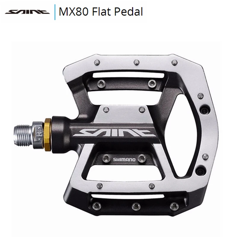

Shimano Saint PD-MX80 Flat Pedals BMX Dirt jump DH FR Freeride Enduro MTB Bike Flat Pedals