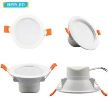 Светодиодный светильник s, 3 Вт, 5 Вт, 7 Вт, 9 Вт, 12 Вт, 15 Вт, светодиодный светильник, Встраиваемый светодиодный потолочный светильник, точечный светильник, белый светодиодный светильник, лампа для домашнего декора