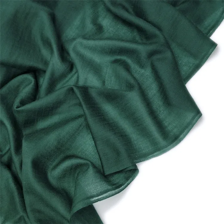 Супер большой размер из чистого козьего кашемира, женские модные тонкие шарфы, шаль из пашмины, 100x240 см, темно-зеленый, 5 цветов