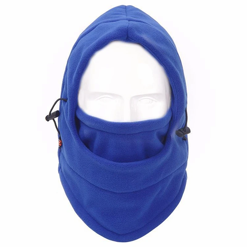 Для мужчин Для женщин Зимние флисовые плотные теплые головные уборы полный маска шеи Теплее Балаклава Лыжный Сноуборд открытый camo-камуфляжная шапки CS