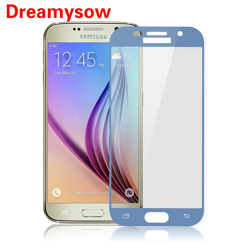 Защитная пленка на весь экран для Samsung Galaxy A5 A7 A3 2017 закаленное стекло A520F A320F
