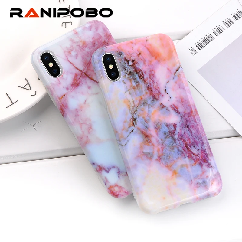 

For iPhone 6 6s Plus Luxury Colorful Marble Stone Case Soft TPU Back Cover Capa Coque Phone Cases For iPhone 6 6s 7 8 8 Plus