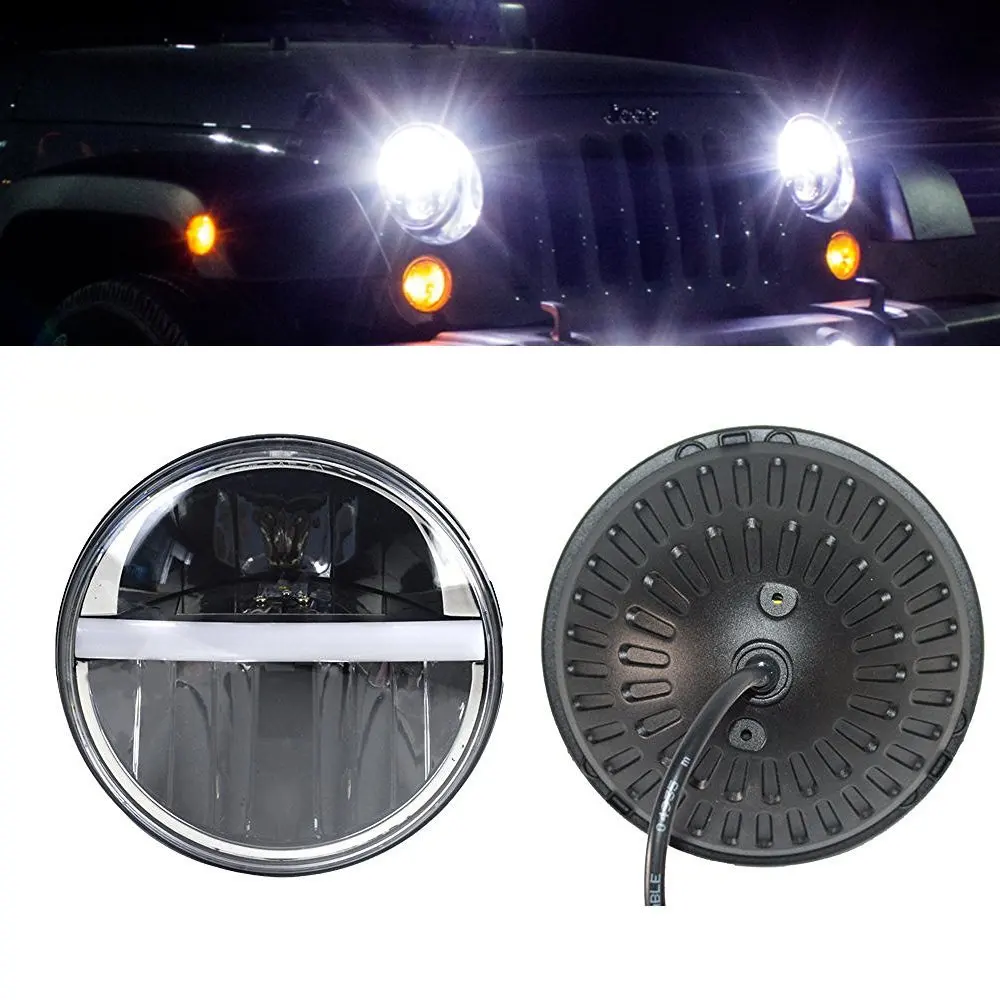 "7""дюймовый круглый светодиодные фары DRL&Янтарь поворотники, пригодный Jeep Вранглер JK и TJ ЖЖ СИДЖЕЙ Виллисы Уилер Рубикон Хаммер сахара 1&2 защитник" "7""дюймовый круглый светодиодные фары DRL&Янтарь поворотники, пригодный Jeep Вранглер JK и TJ ЖЖ СИДЖЕЙ Виллисы Уилер Рубикон Хаммер сахара 1&2 защитник"