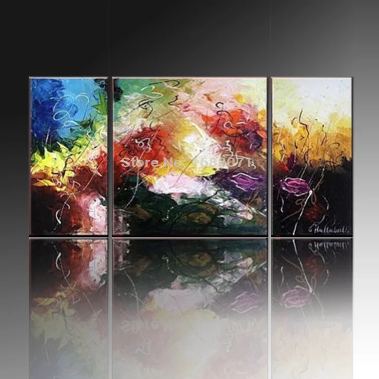 High Skilled Artist Handmade High Quality Colorful Abstract Oil