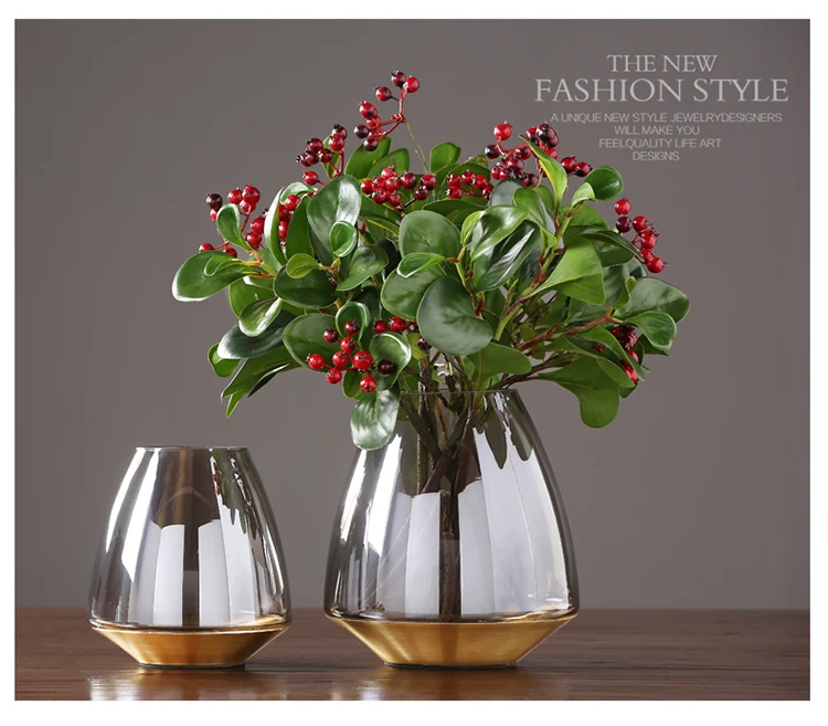 Современная стеклянная ваза, скандинавские украшения, настольная Цветочная ваза, стеклянная Террариум, красивые вазы для свадьбы, цветочный горшок