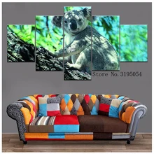 Алмазная вышивка 5D алмазная картина на заказ фото, наборы для вышивки крестиком, 5 панелей Красивая коала животная мозаика узор, домашний декор