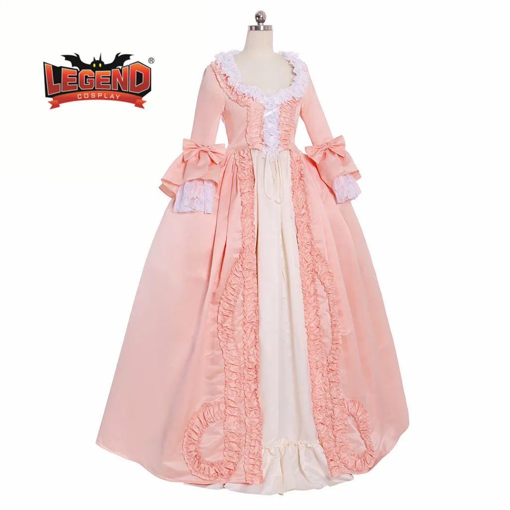 Костюм для косплея рококо в стиле колонии, грузинское платье, платье на день 18-й Марии Антуанетты, нарядное платье, костюм рококо, платье
