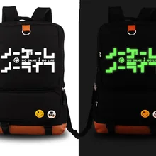 Без игры нет жизни модный брезентовый Рюкзак студенческий светящийся школьный дорожные сумки в стиле унисекс