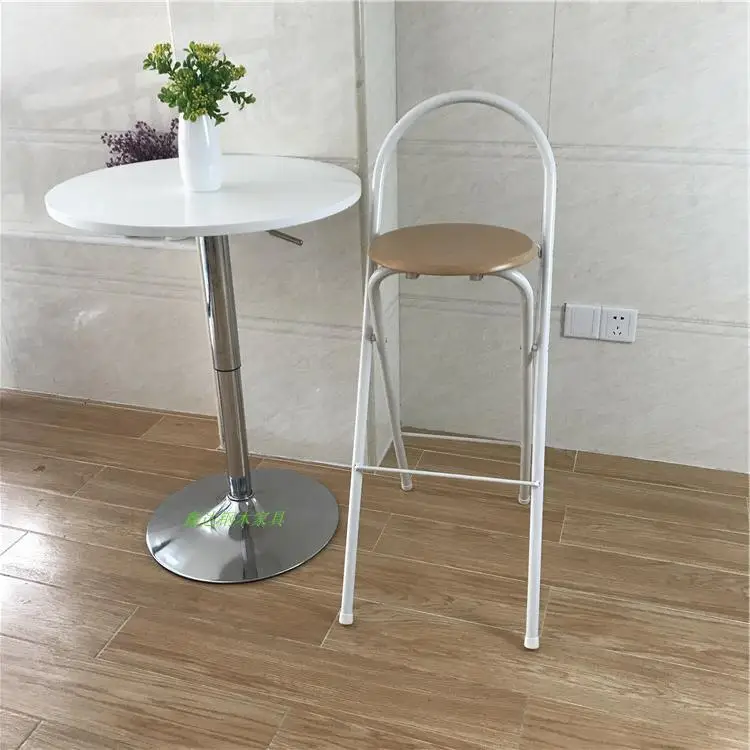 Folding Bar Chair. High Bar Stool Fishing Outdoor Folding Fishing Bar Chair Formal Dinning Chairs Fauteuil Long De Bars - Цвет: style20