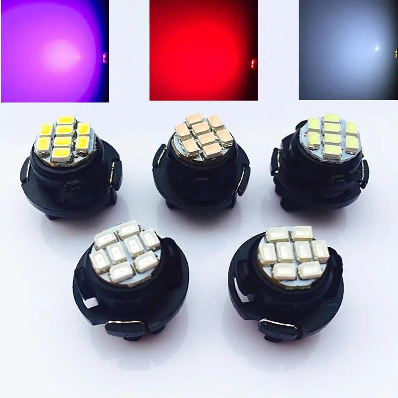 10 шт. чип для автомобиля T10 T6.5 8SMD 1206 Светодиодная панель приборной панели