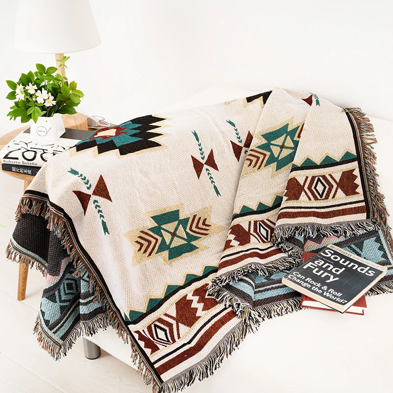 Japan Style 100 Polyester Sofa Throw Blanket for Kids/Adult Solid