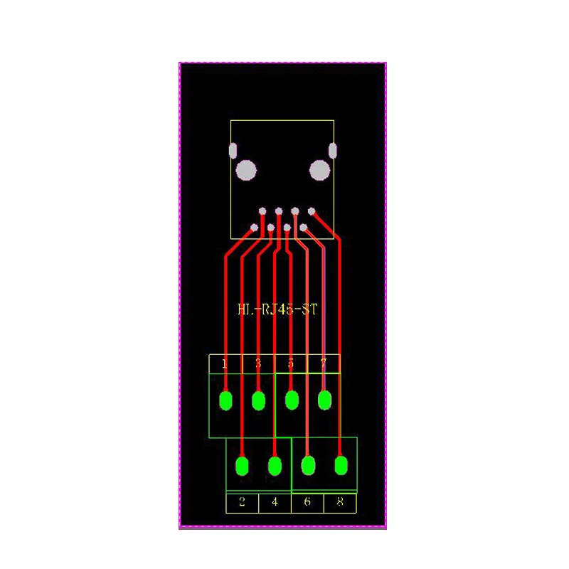 RJ45 Женский клеммный блок RJ45 Horizantal Breakout board RJ 45 сплиттер RJ45 адаптер на din-рейку монтаж