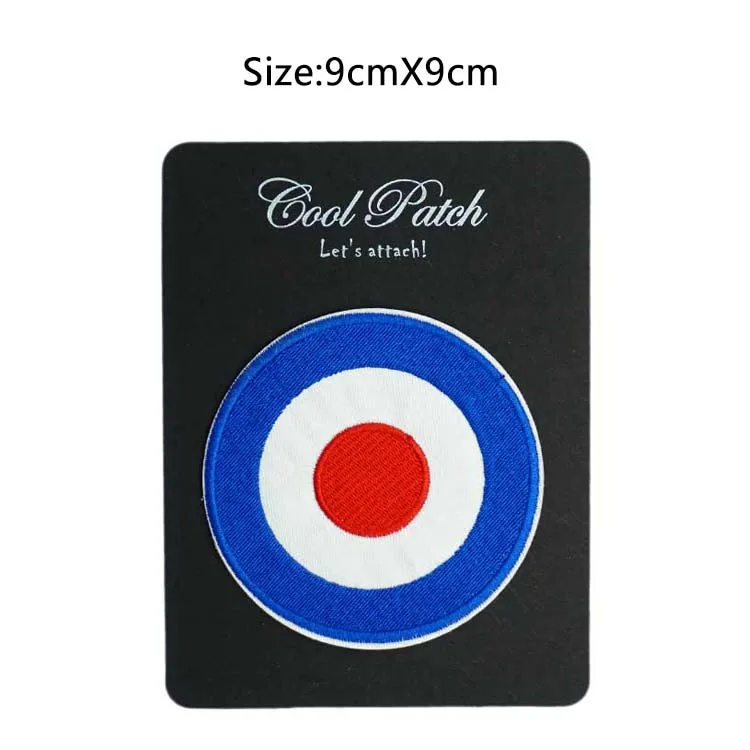 

3.74" TARGET RAF PATCH SCOOTER MOD LAMBRETTA FLIGHT Music Band Rock Punk PATCH ARMY MORALE MILITARY IRON ON PATCH WHOLESALE