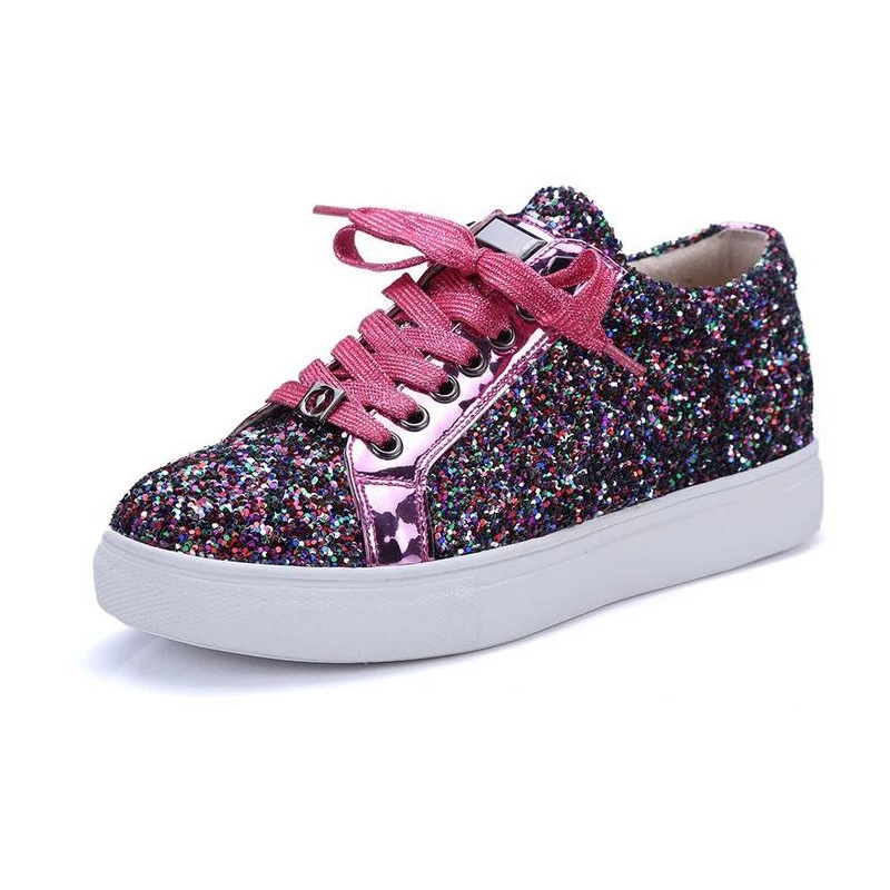 glitter casual shoes