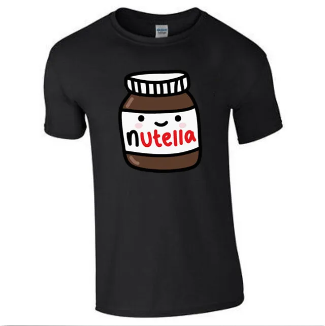 

2019 new menn Unisex Premium Nutella Jar T shirt Design Cloth New t-shirt 2019
