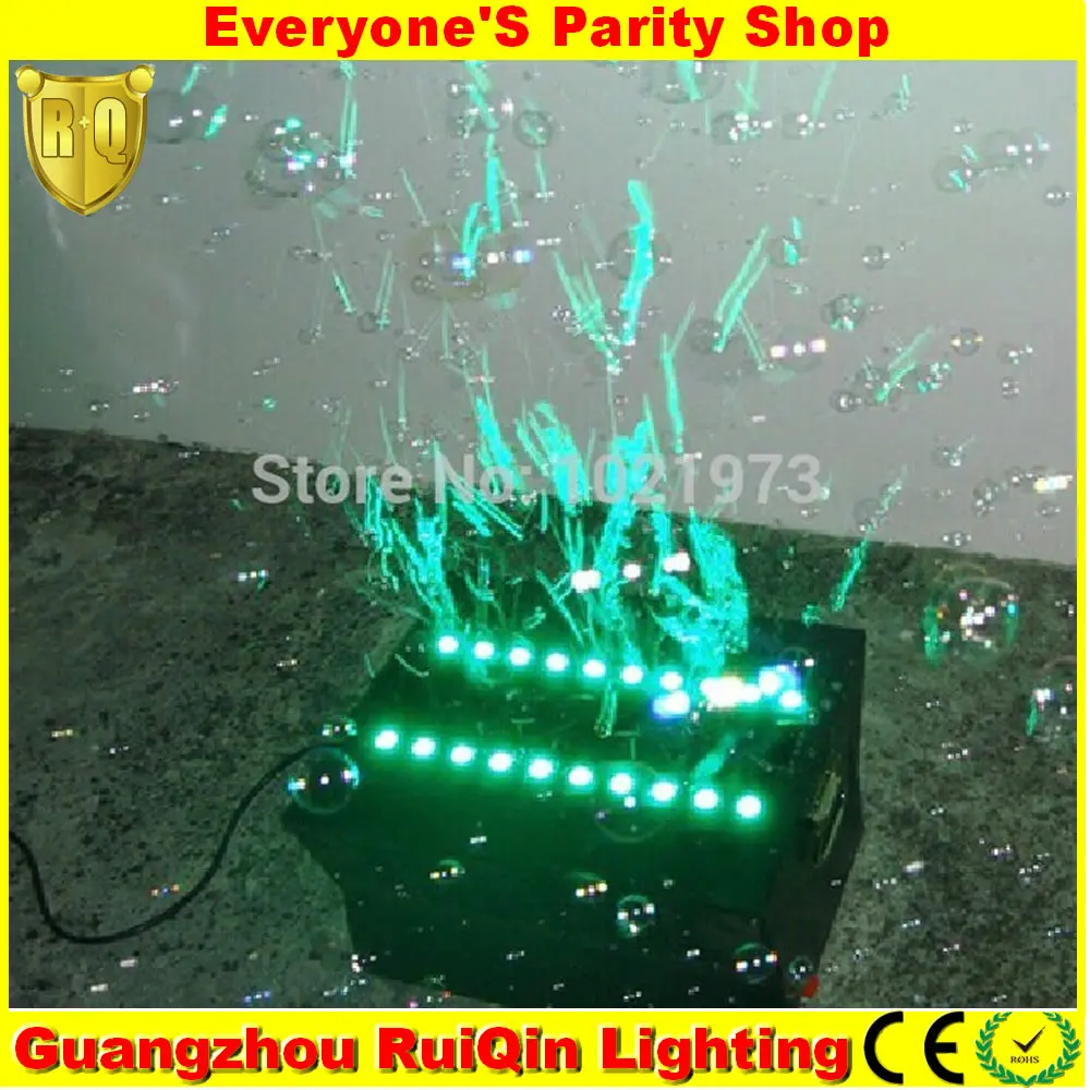 new arrival dmx led bubble machine,wedding equipment,colorful bubble