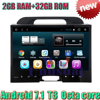 

WANUSUAL 10.1 Inch Octa Core 32G 2G RAM Android 7.1 Car Multimedia Player For KIA Sportage R 2010 2011 2012 2013 2014 2015 2016