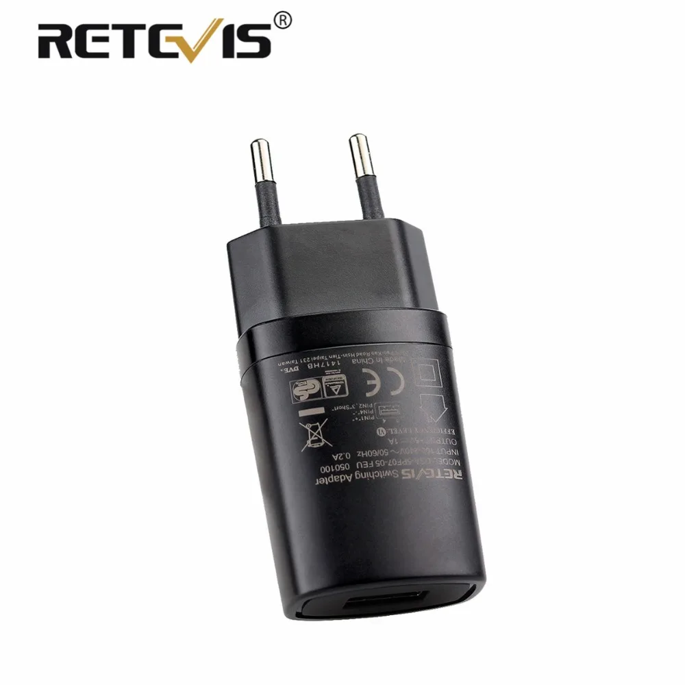 RETEVIS 5V 1A USB настенное зарядное устройство EU/US/UK/AU адаптер для RETEVIS H777 RT7 RT24 RT27 RT28 RT40 портативная рация/зарядное устройство для мобильного телефона