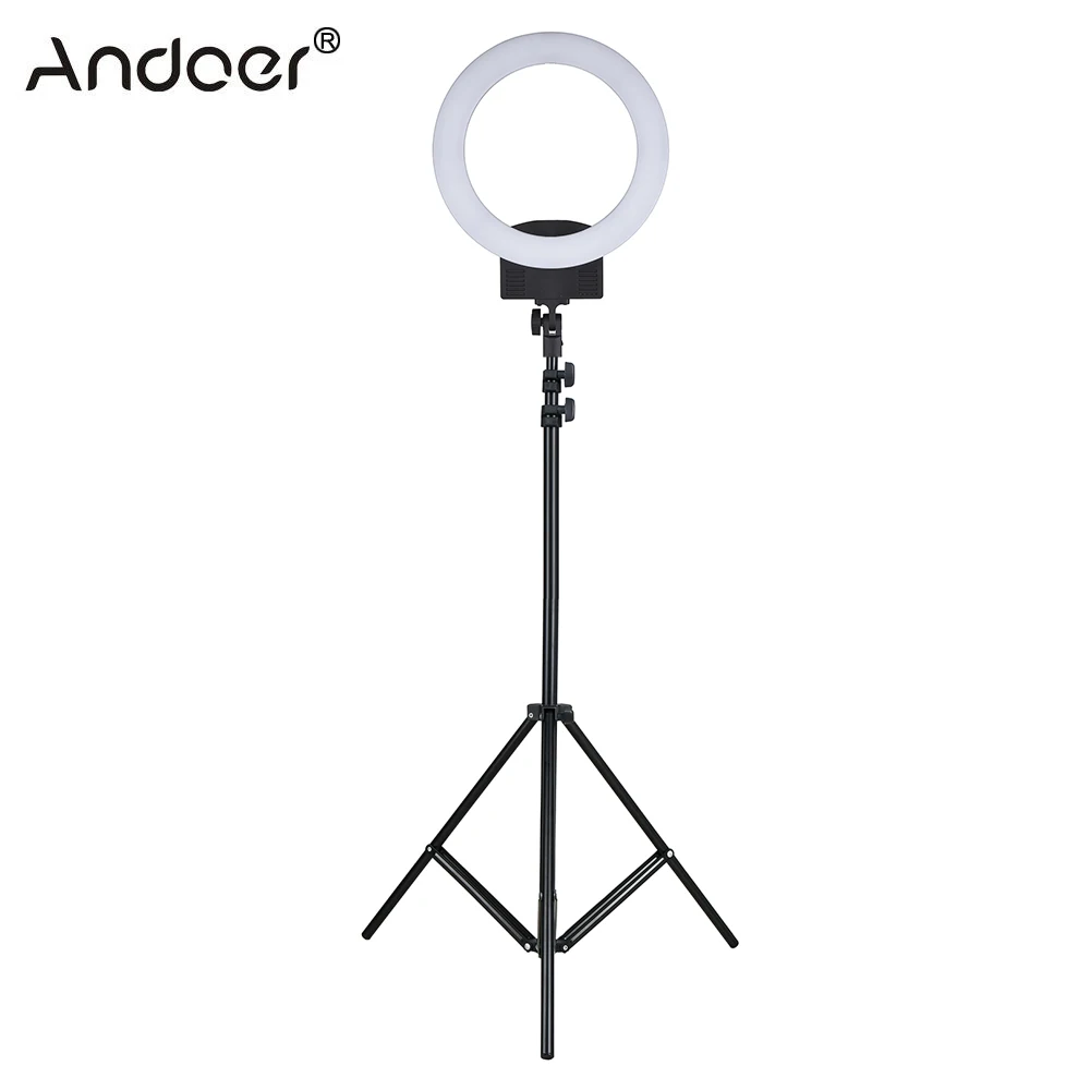 Камера andoer Photo Video Lighting Kit 36 Вт Двухцветная светодиодная кольцевая лампа с