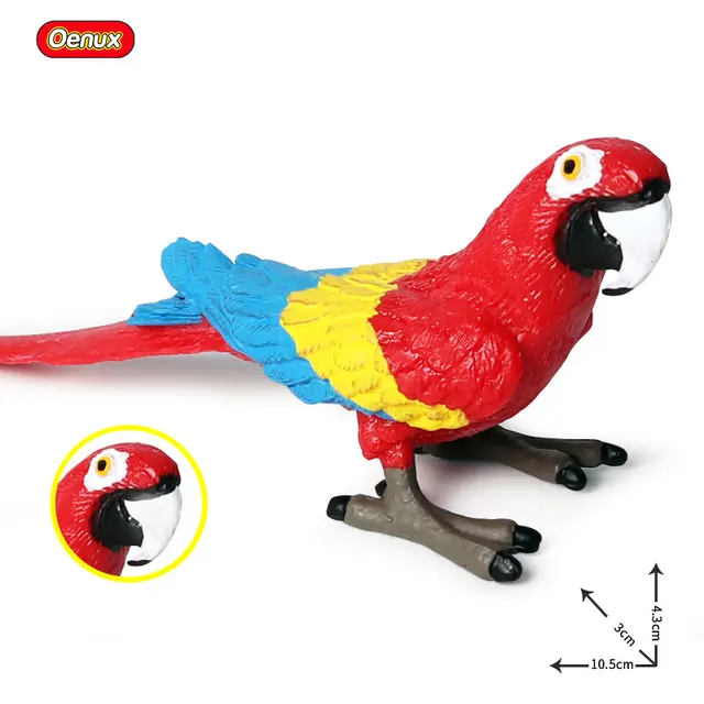 Oenux Bird Animals Vulture Figurines Eurasian Black Vulture High