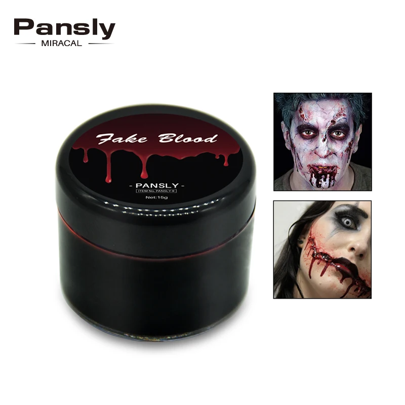 

PANSLY Halloween Wounds Scars Bruises Fake Blood Makeup Body Face Paint Simulation Of Human Vampire Cosplay Ultra-realistic