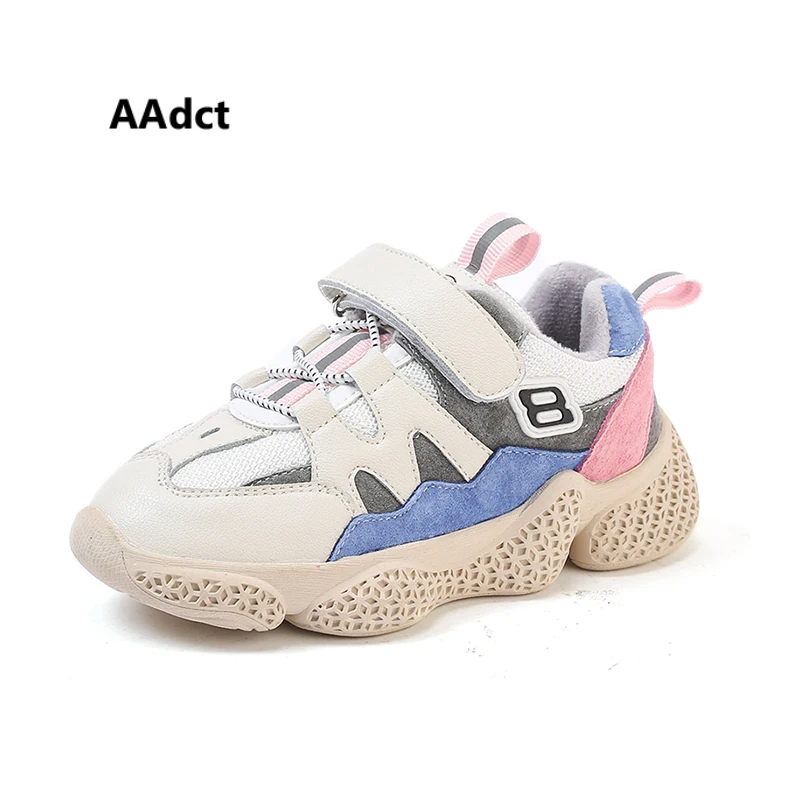 

AAdct Warm running children shoes Casual sports shoes for girls and boys Cotton sneakers kids shoes 2018 autumn and winter Brand