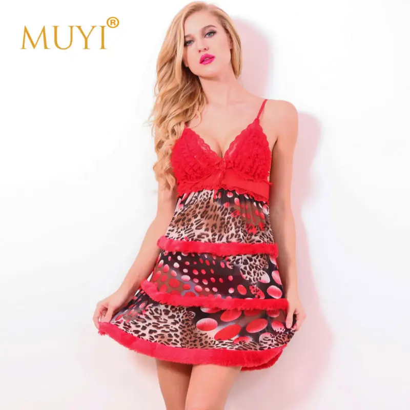 

Sexy Costumes Women Exotic Apparel Lingerie Babydoll Sleepwear Nuisette Sexy Hot Erotic Babydoll Dress Plus Size Lace Negligee