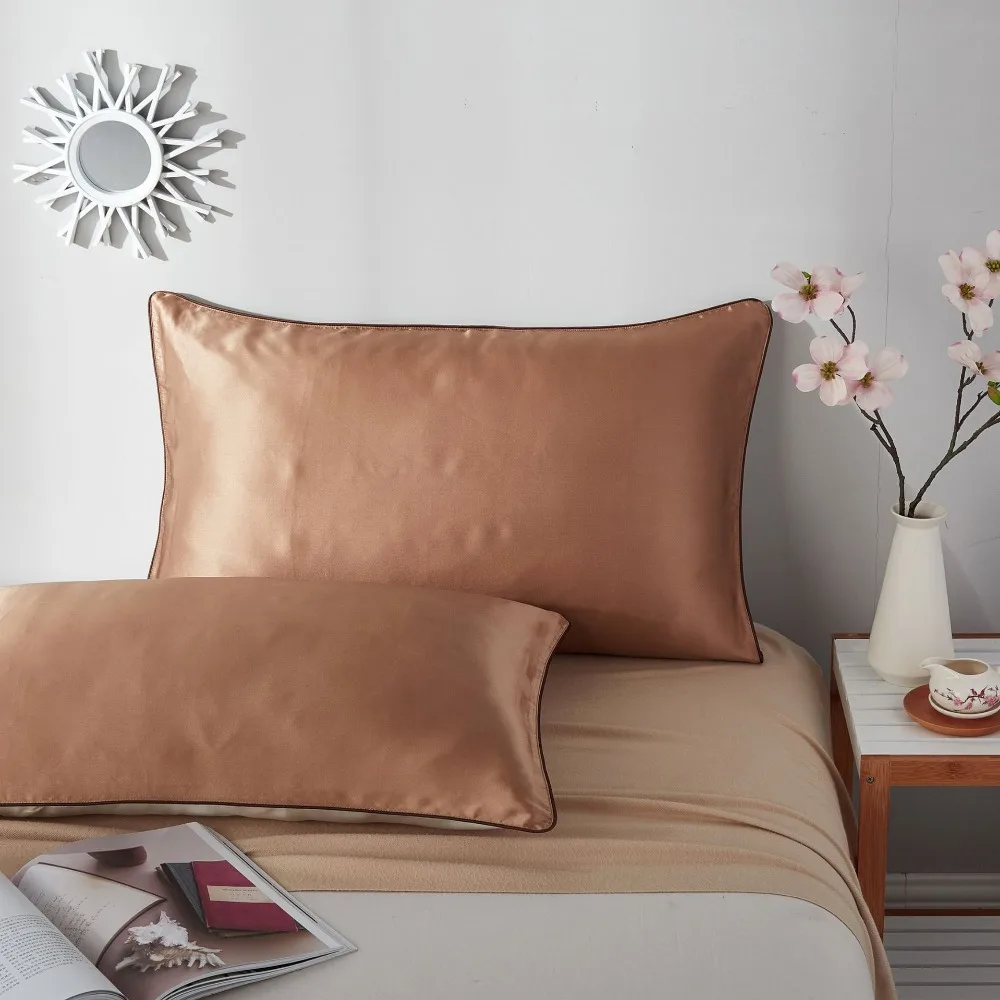 1Pair100naturemulberrySilkpillowcasewithoutzipperpillowcases