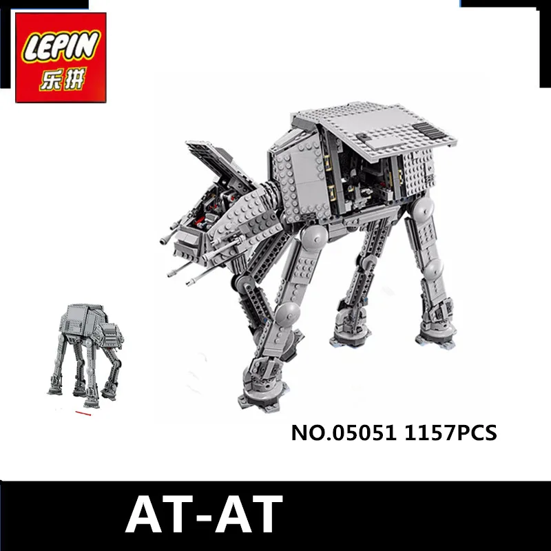 

IN STOCK Lepin 05051 Star Serie Force Awaken W The AT-AT Transpotation Armored Robot 75054 Building Blocks Bricks Educational