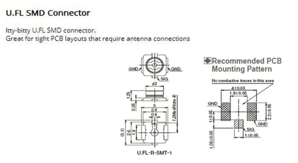 Часы(HIROSE) U. FL разъем мини IPEX Разъем 50 шт./лот SIM7600E-H SIM7100E MC7455 MC7430 MC7710 ME909S-120 EC25-E